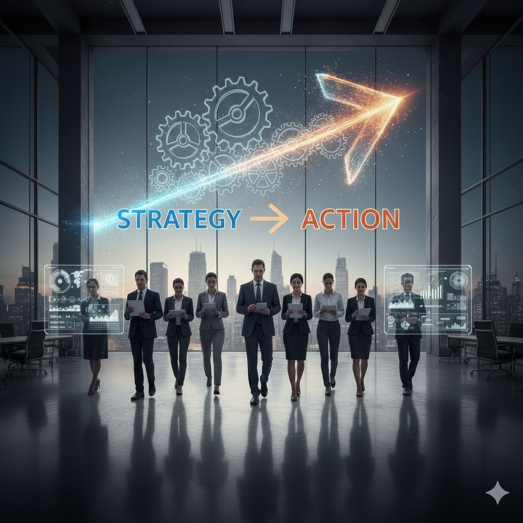 Strategy to execution alignment visuals